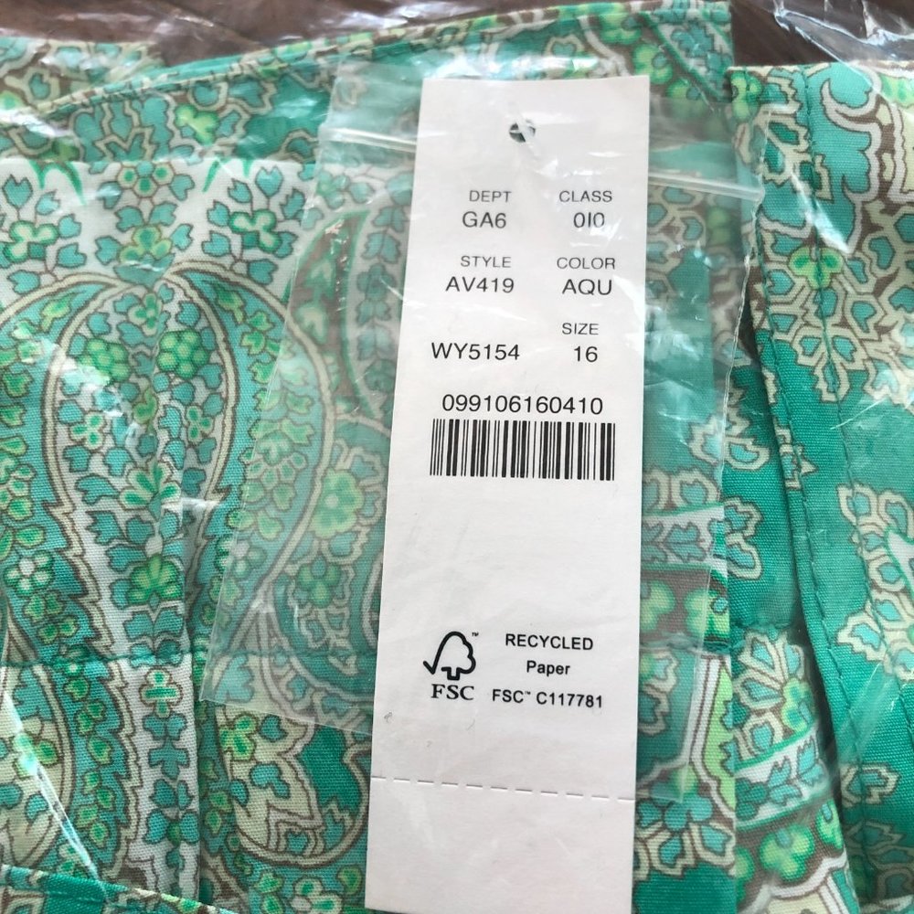 💚 NEW J. Crew Paper-bag Shorts in Aqua Ratti Pendant Paisley 16 - Picture 7 of 9